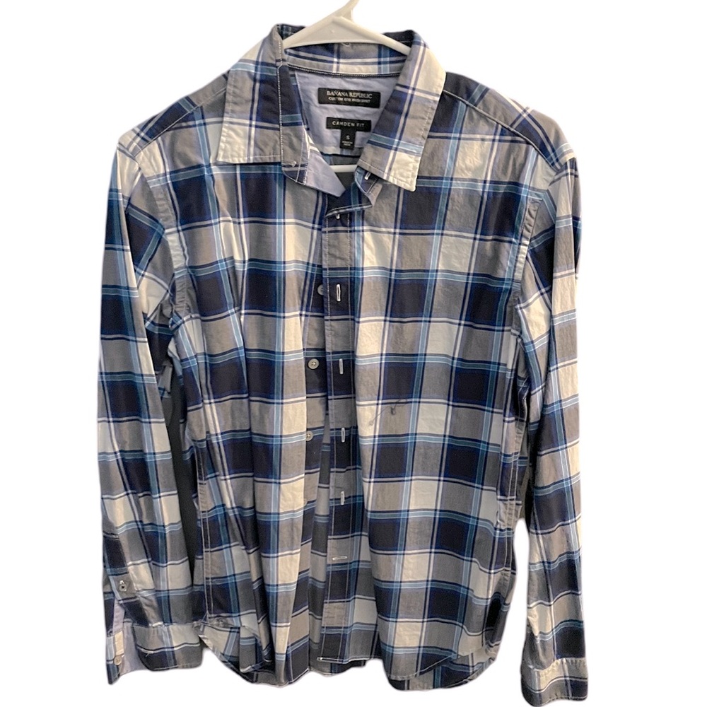 BANANA REPUBLIC CUSTOM 078 WASH SHIRT CAMDEN FIT Men’s Size Small